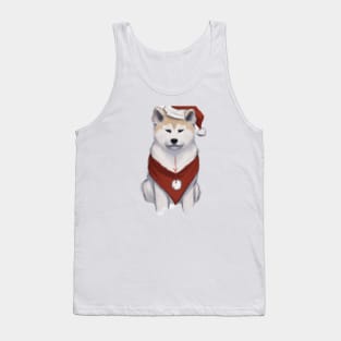 Cute Akita Inu Drawing Tank Top